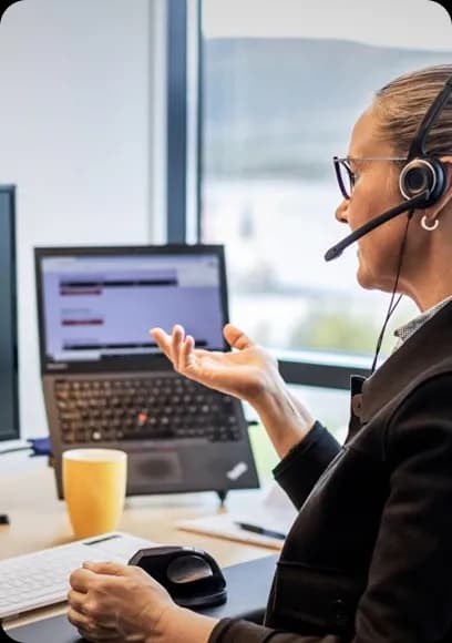 Arbeidsplass med laptop